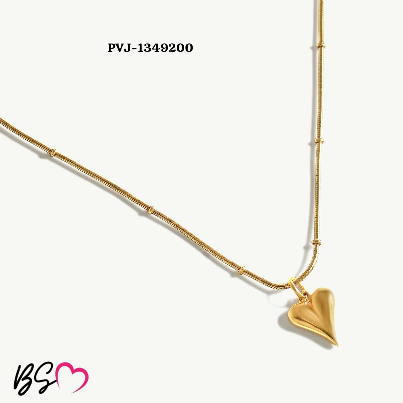 Ball Chain Heart Korean Pendant HHC