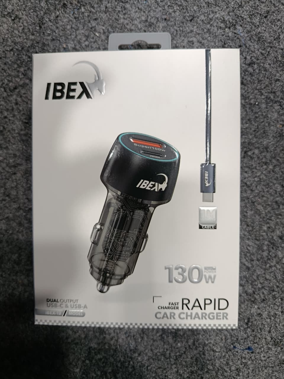 IBEX-12 130W Rapid Car Charger HHC
