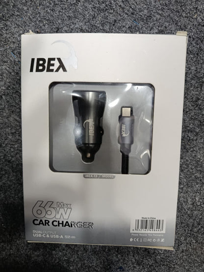 IBEX-13 66W Max Metal Shell Fast Car Charger HHC