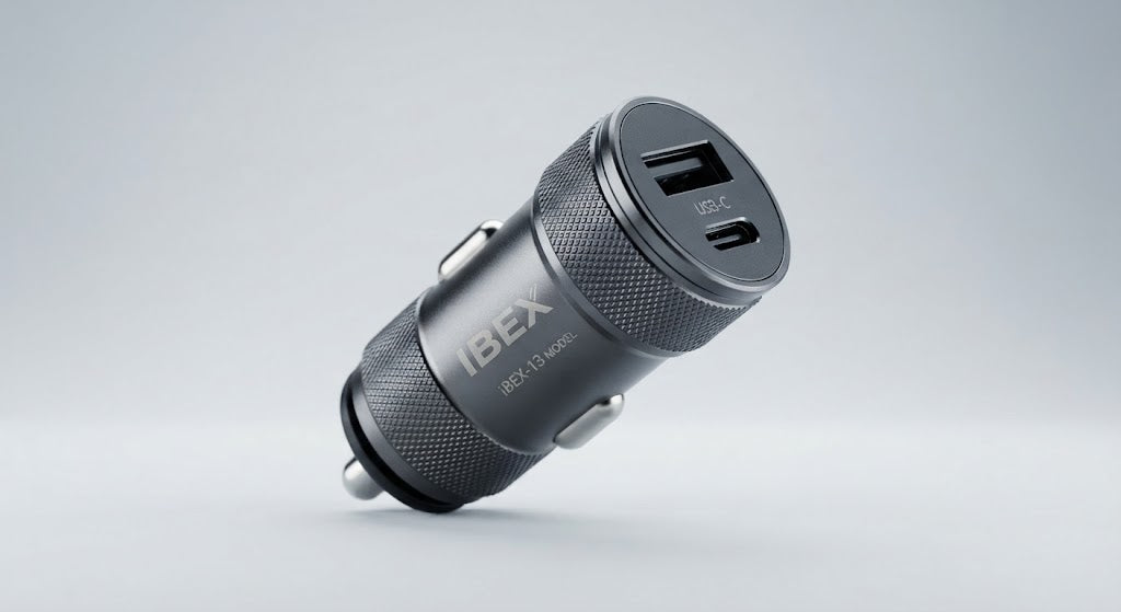 IBEX-13 66W Max Metal Shell Fast Car Charger HHC