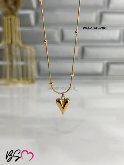Ball Chain Heart Korean Pendant HHC
