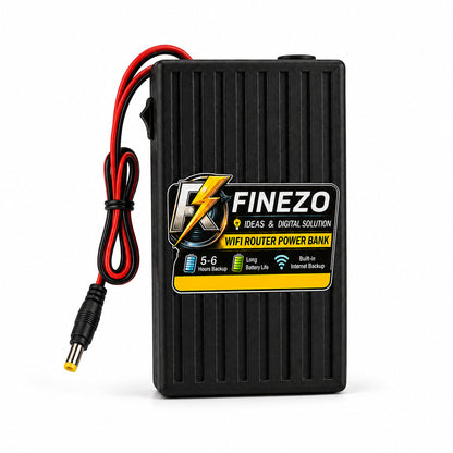 Finezo WiFi Router Power Bank 12000mAh – Mini UPS HHC