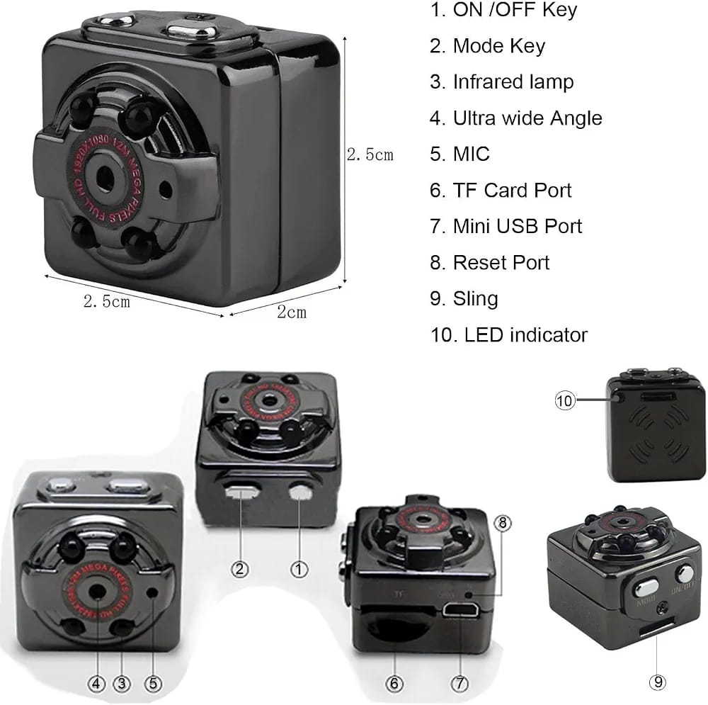 SQ8 Mini 1080P Full HD Camera HHC