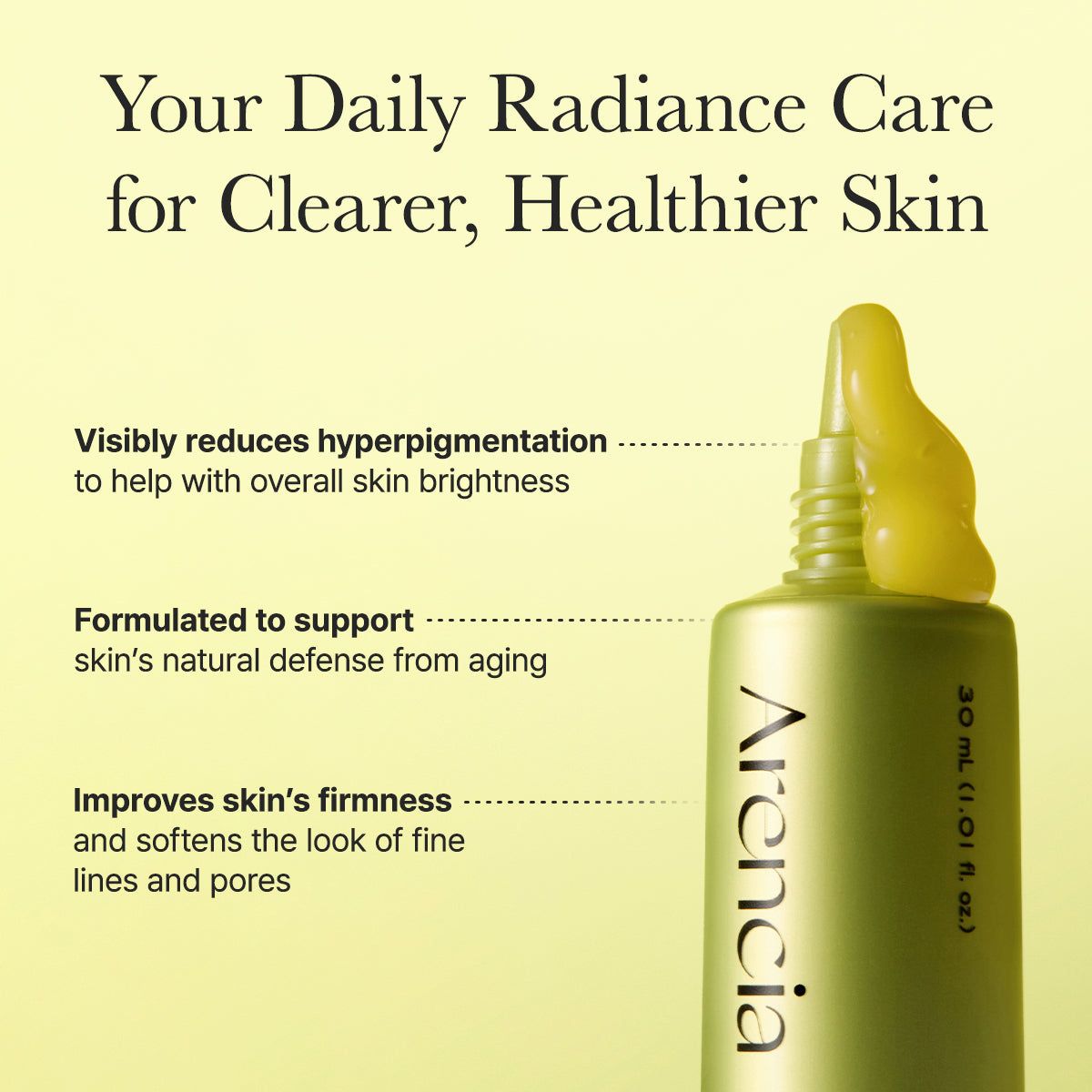 Arencia Vitamin C Booster Shot Face &amp; Eye Cream Moisturizer – 30ml HHC