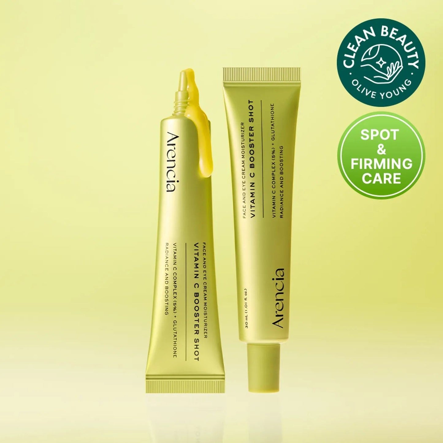 Arencia Vitamin C Booster Shot Face &amp; Eye Cream Moisturizer – 30ml HHC