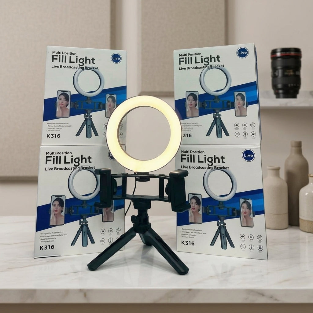 K316 Multi-Position Fill Light Live Broadcasting Bracket HHC