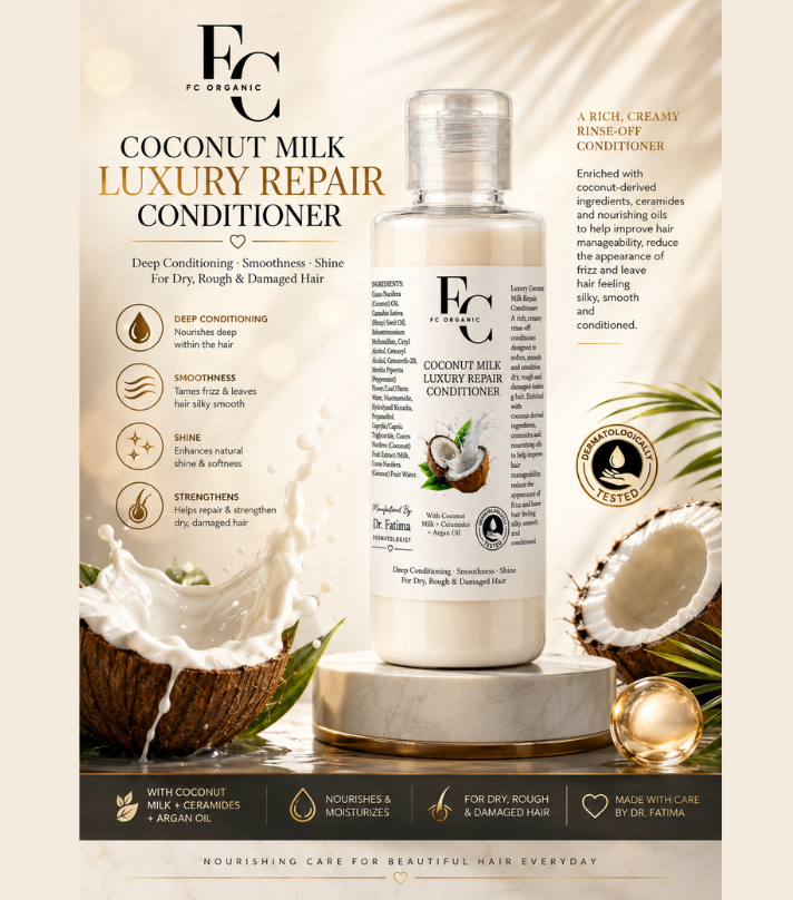 FC Organic Coconut Milk Luxury Repair Conditioner – 120ml HHC