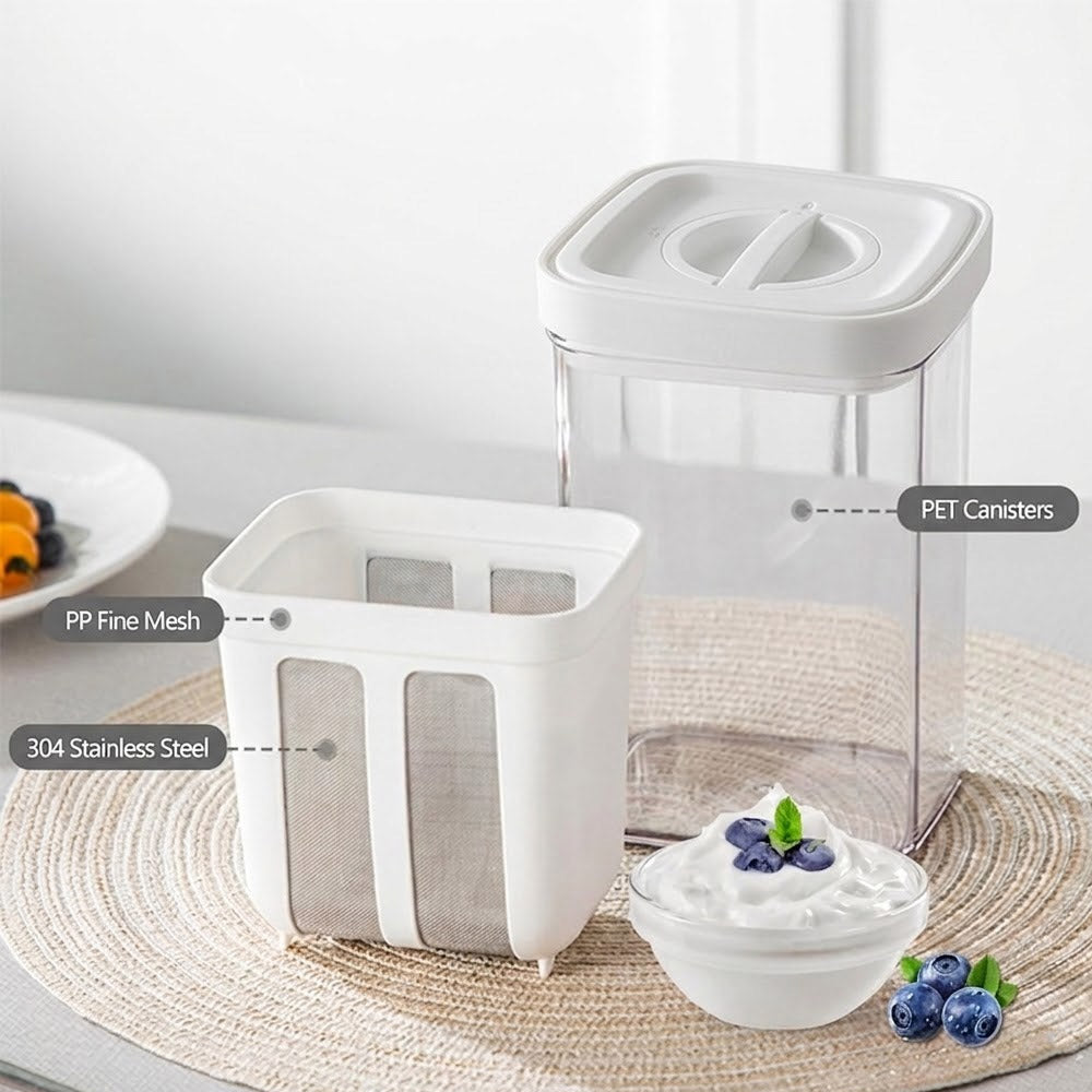 Multi-Purpose 1100ML Greek Yogurt Maker &amp; Hung Curd Strainer HHC