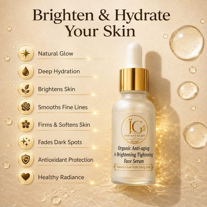 Organic Anti-Aging &amp; Brightening Face Serum HHC