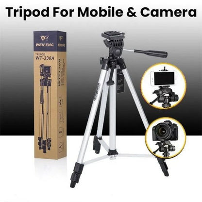 3-in-1 Professional Camera &amp; Mobile Tripod Stand HHC