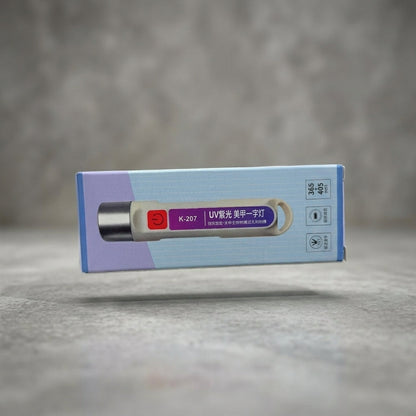 K-207 Portable UV Light Flashlight for Fluorescent Detection, Currency HHC