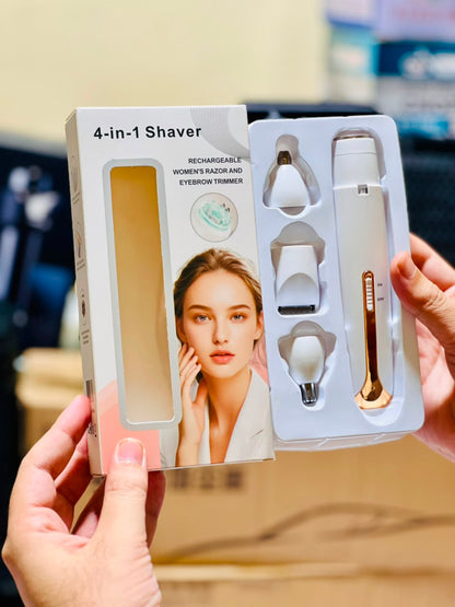 Flawless 4-in-1 Rechargeable Hair Remover – Personal Grooming &amp; Hair Removal Device HHC