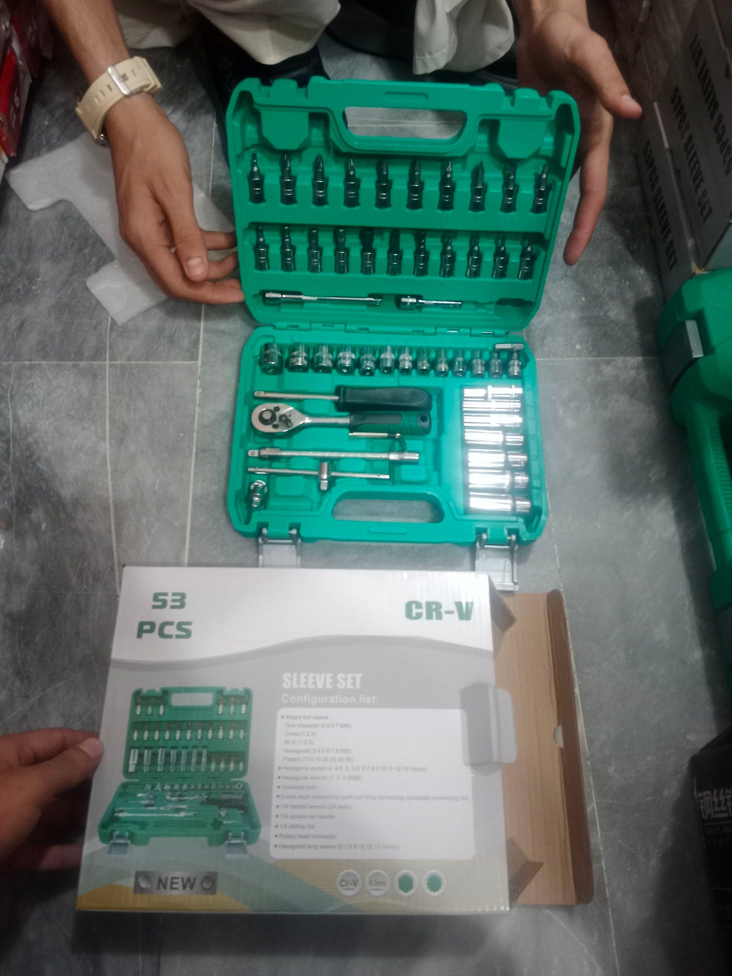 53-Piece Auto Repair Tool Set – Professional Kit for Maintenance &amp; DIY Repairs HHC