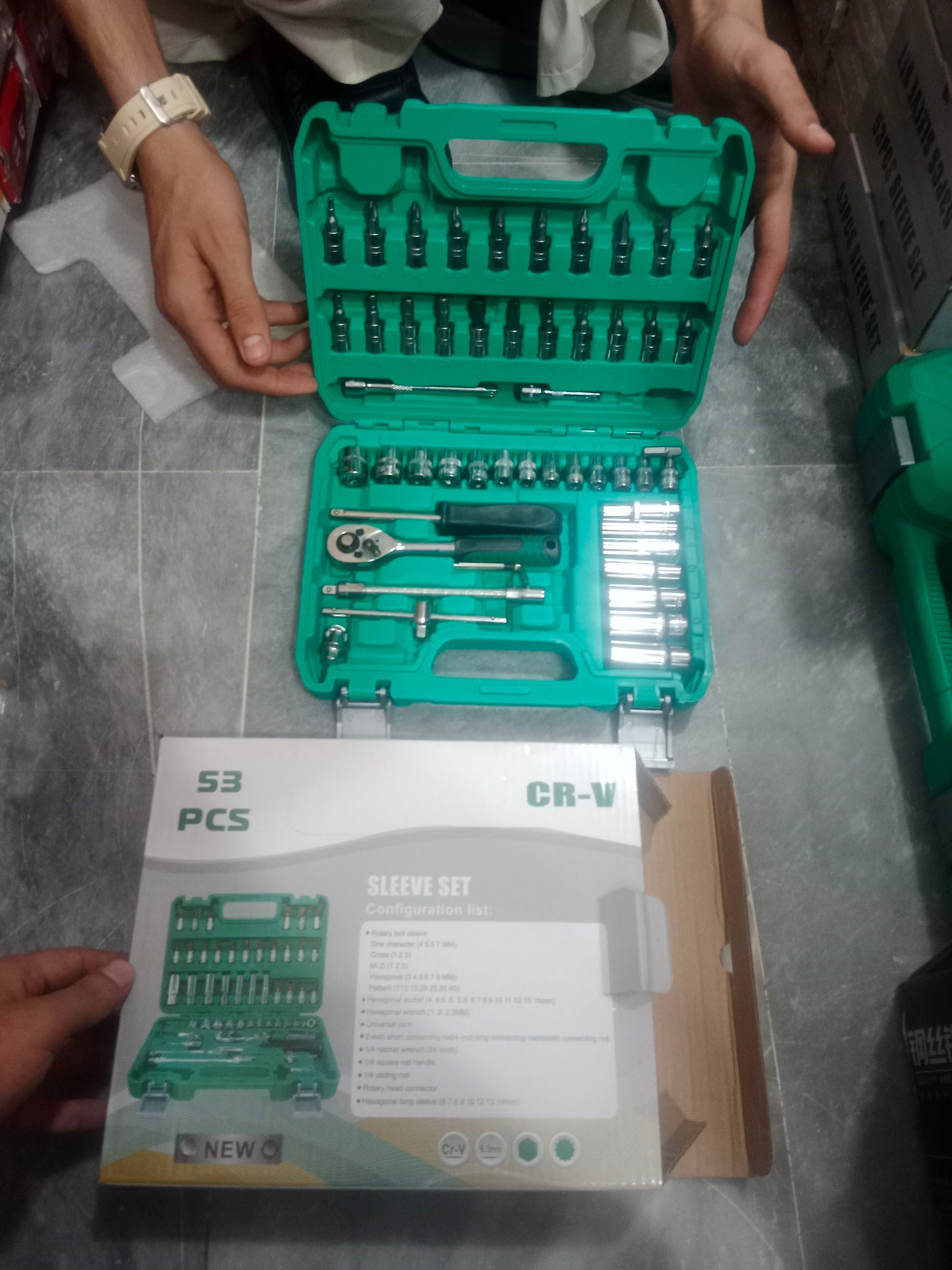 53-Piece Auto Repair Tool Set – Professional Kit for Maintenance &amp; DIY Repairs HHC