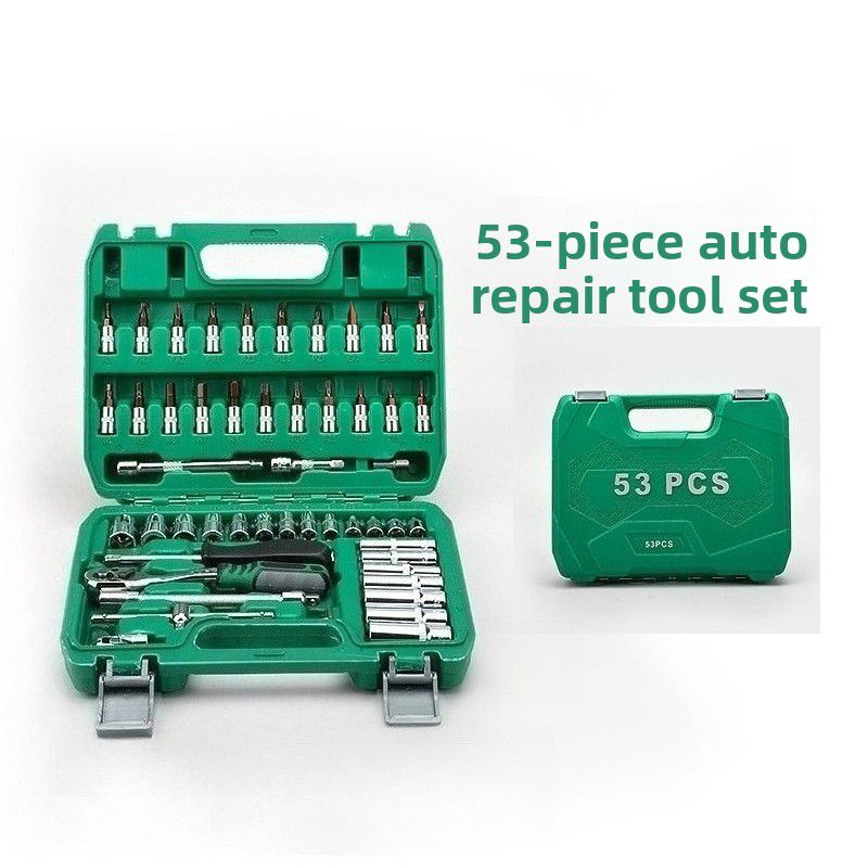 53-Piece Auto Repair Tool Set – Professional Kit for Maintenance &amp; DIY Repairs HHC