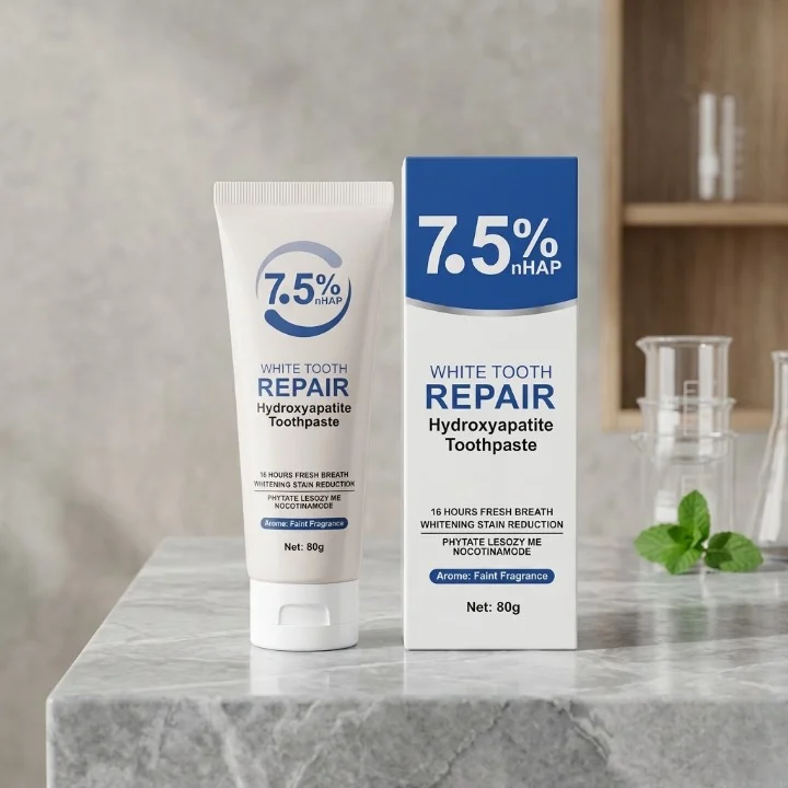 Beamach 7.5% nHAP Hydroxyapatite Toothpaste 80g – Whitening &amp; Sensitivity Protection HHC