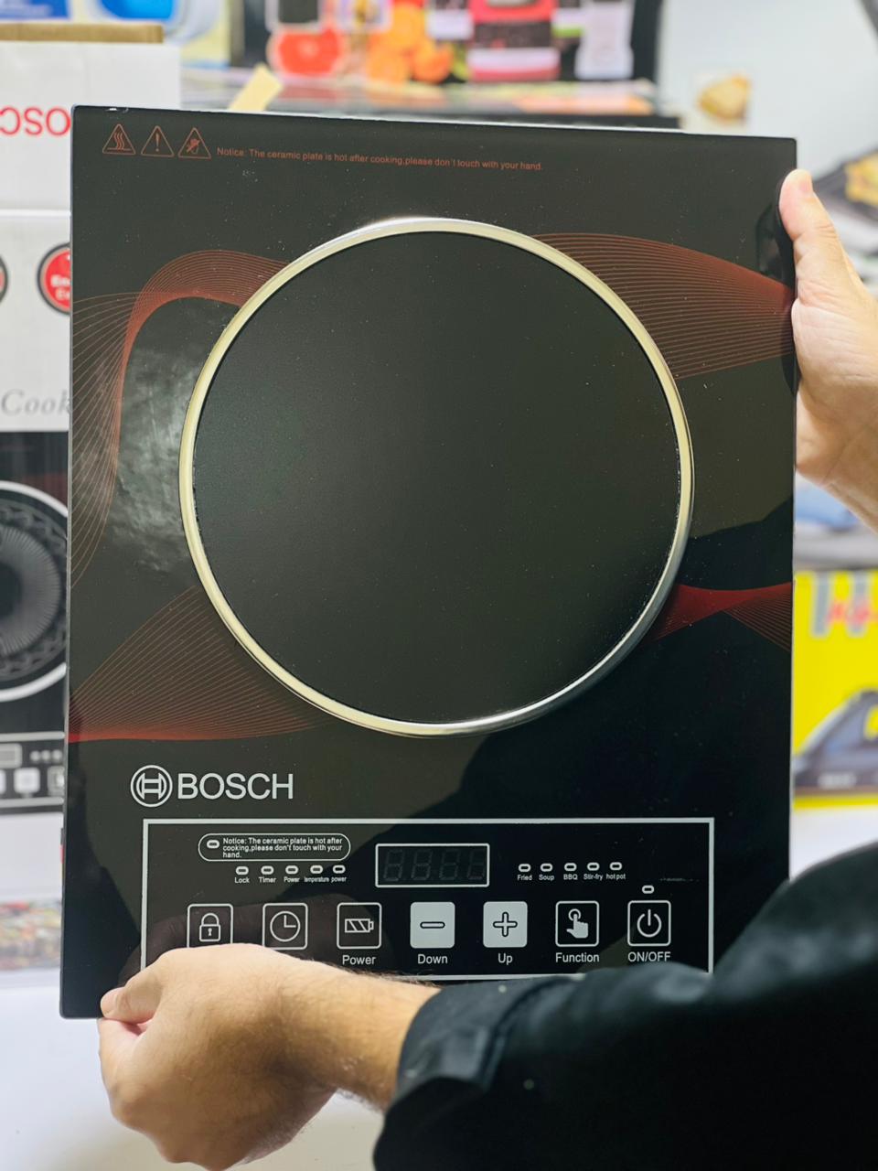 Bosch 2200W Infrared Cooker RBK-12 – Digital Touch Controls &amp; Multiple Cooking Functions HHC