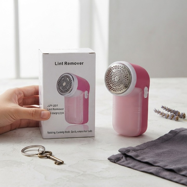 Portable Rechargeable Lint Remover JJY-201 – USB Charging Fabric Shaver HHC