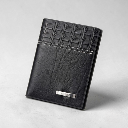 Balebaily Croc Texture Bifold Wallet HHC