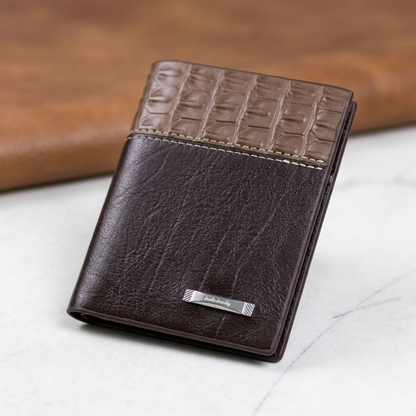 Balebaily Croc Texture Bifold Wallet HHC