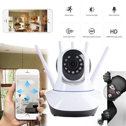 Speed-X CA-Q5-5 5 Antenna WiFi Security Camera 1080P HD Night Vision – V380 Pro HHC