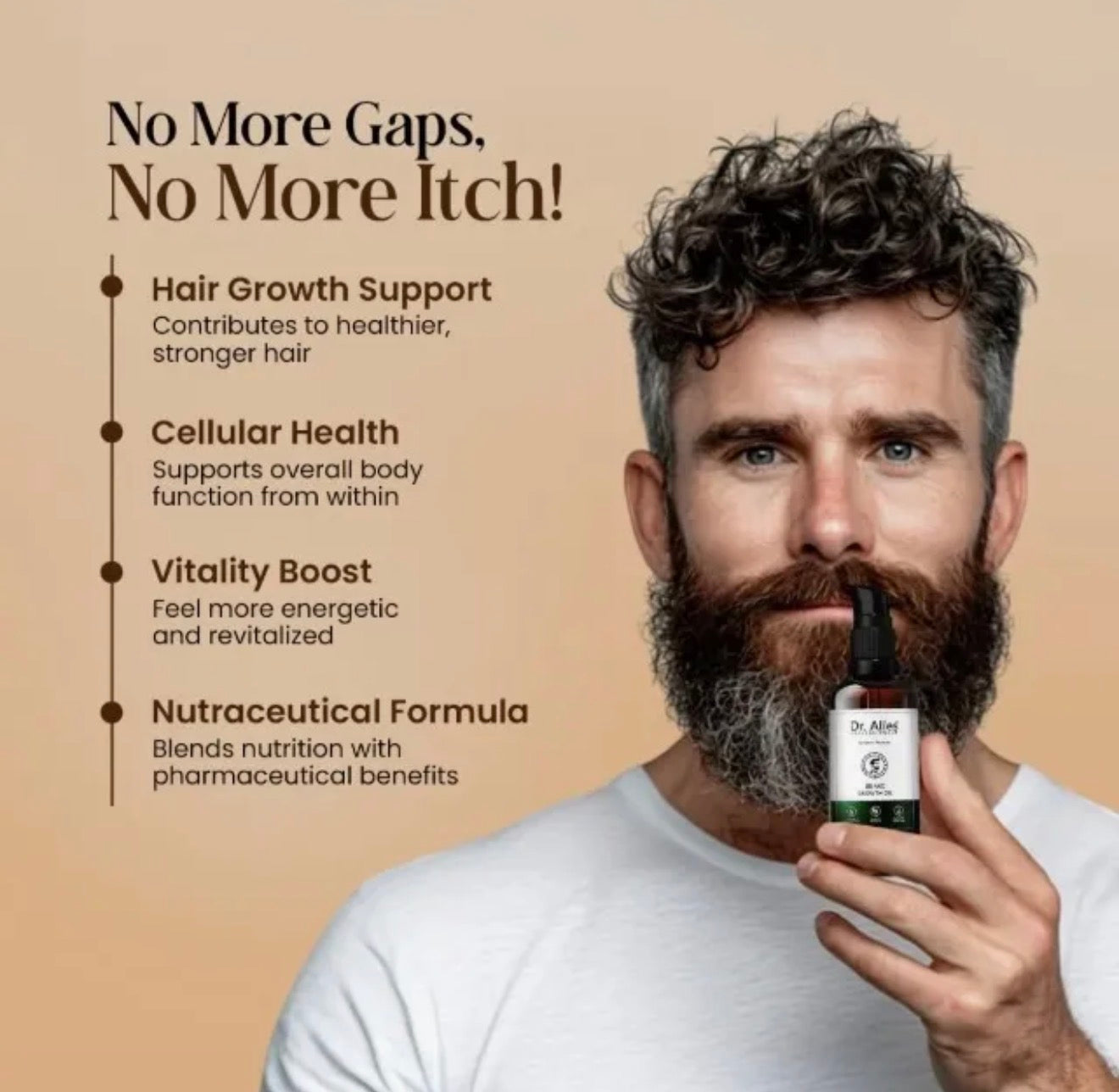 Dr Alies Professional Beard Oil 30ML – Beard Care &amp; Daily Grooming HHC
