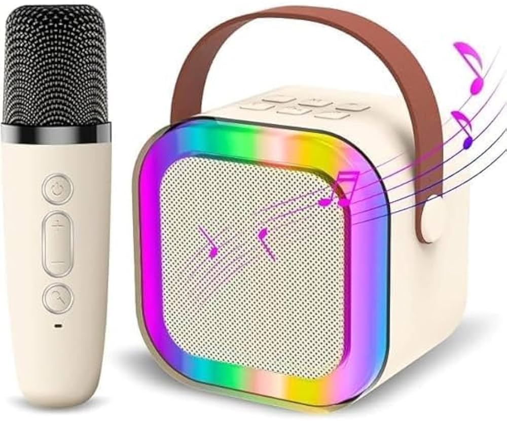 K12 Portable Speaker with Single Mic – Wireless Bluetooth Karaoke Speaker HHC