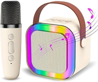 K12 Portable Speaker with Single Mic – Wireless Bluetooth Karaoke Speaker HHC