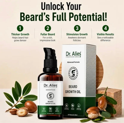 Dr Alies Professional Beard Oil 30ML – Beard Care &amp; Daily Grooming HHC