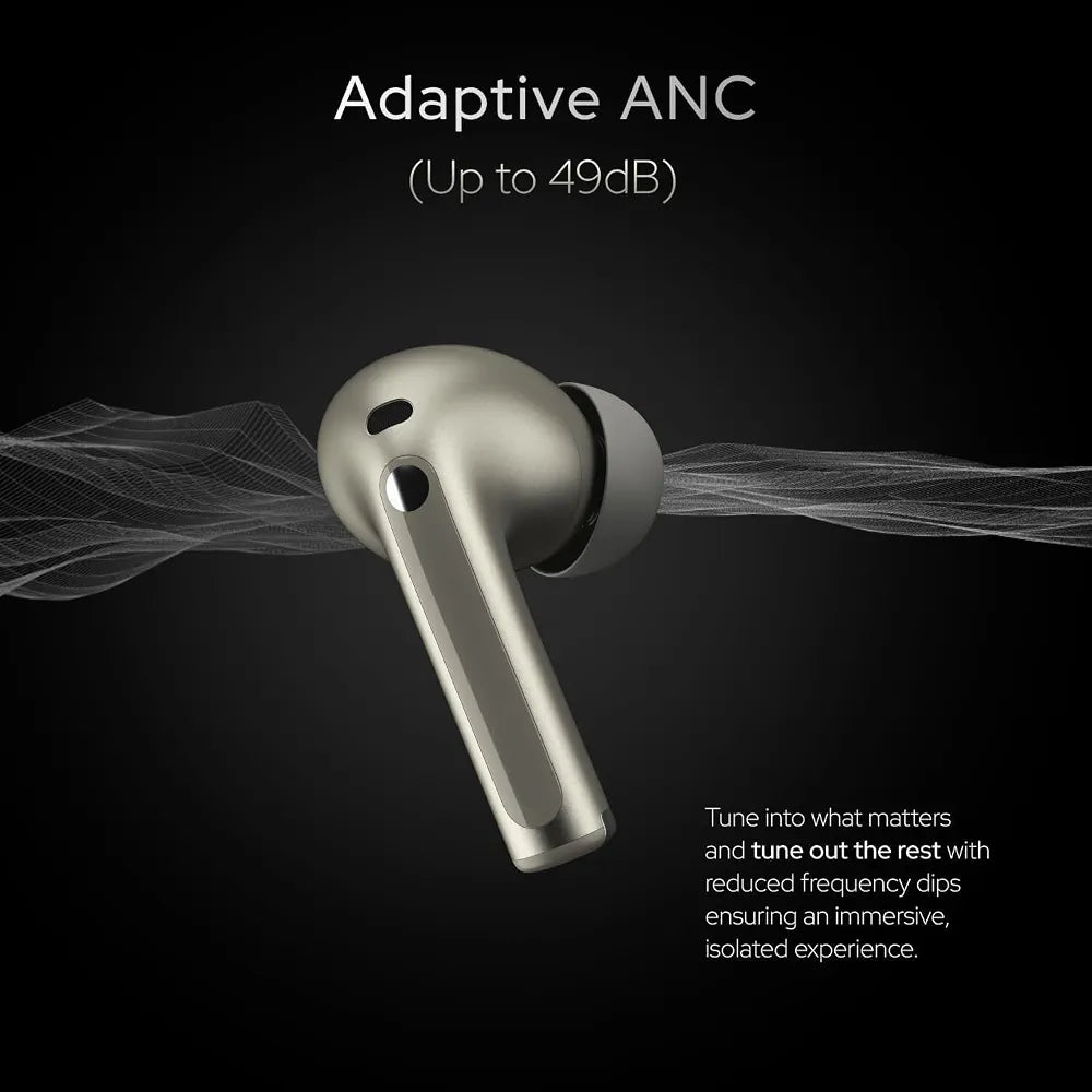 Premium Wireless TWS Earbuds with Adaptive ANC &amp; 44H Playtime HHC
