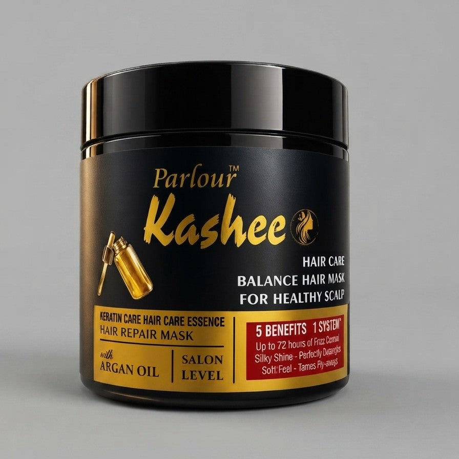 Kashee Hair Mask And Black Charcoal Mask Combo HHC