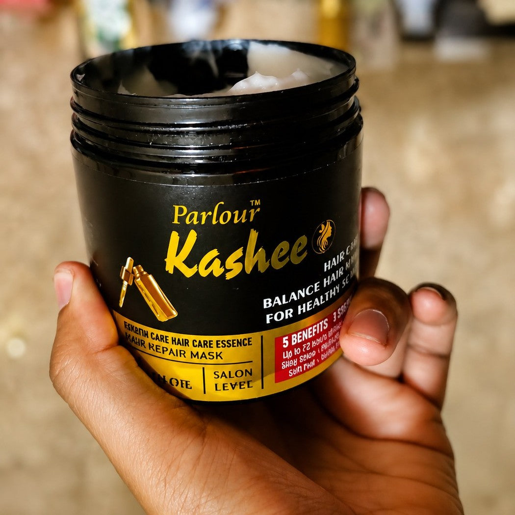 Kashee Hair Mask And Black Charcoal Mask Combo HHC