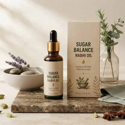 Sugar Balance Nabhi Oil 30ml – Herbal Belly Button Oil HHC