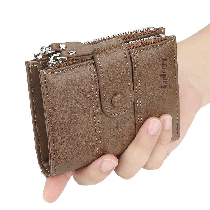 Genuine Baellerry Buffalo Leather Wallet – Classic Trifold Edition HHC