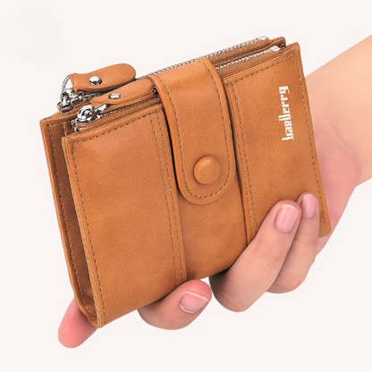 Genuine Baellerry Buffalo Leather Wallet – Classic Trifold Edition HHC
