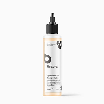 Urapra Glycolic Acid 7% Toning Solution – Exfoliating Toner for Bright & Smooth Skin HHC