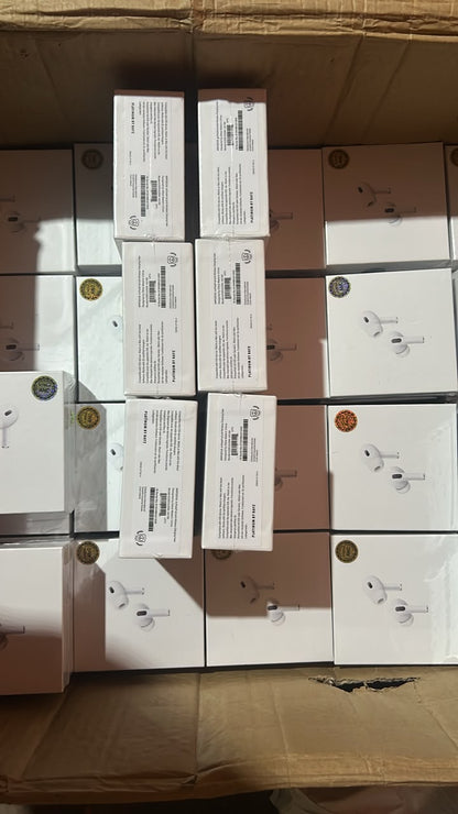 AirPods Pro 2 White Active Noise Cancellation (Titanium Master Quality) Rida's Collection