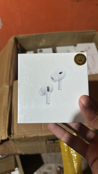 AirPods Pro 2 White Active Noise Cancellation (Titanium Master Quality) Rida's Collection