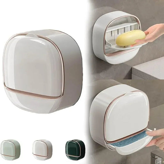 Milky White | Self-Adhesive Wall-Mounted Luxury Soap Holder YMDS