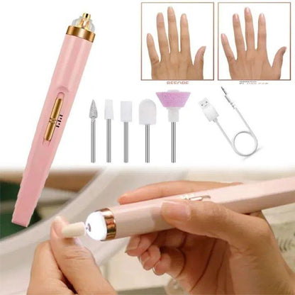 Rechargeable Flawless Salon Nail Finishing Touch Electric Nail Dril