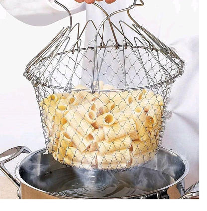 12-in-1 Vegetable Frying &amp; Foldable Strainer ARDS