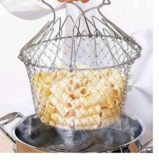 12-in-1 Vegetable Frying &amp; Foldable Strainer ARDS