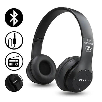 P47 Wireless Bluetooth Foldable Headphones ARDS