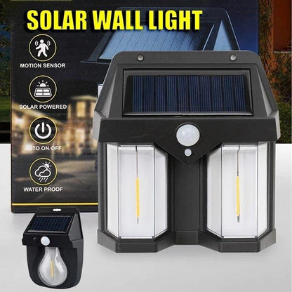 Double Head Antique Solar Sensor Wall Lamp ARDS