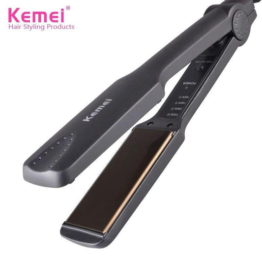 Kemei KM-329 Professional Hair Straightener With Temperature Control- For Women ARDS