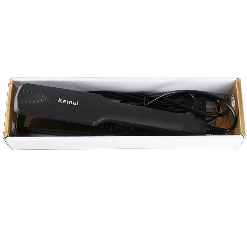 Kemei KM-329 Professional Hair Straightener With Temperature Control- For Women ARDS