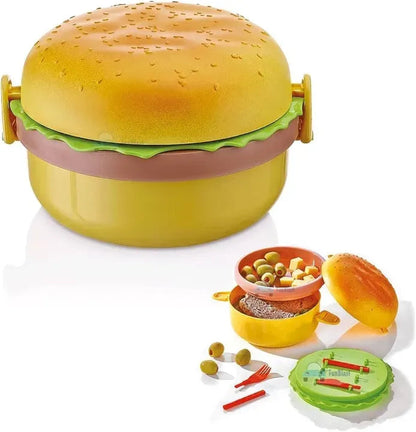 Burger-Shaped School Tiffin Box ARDS