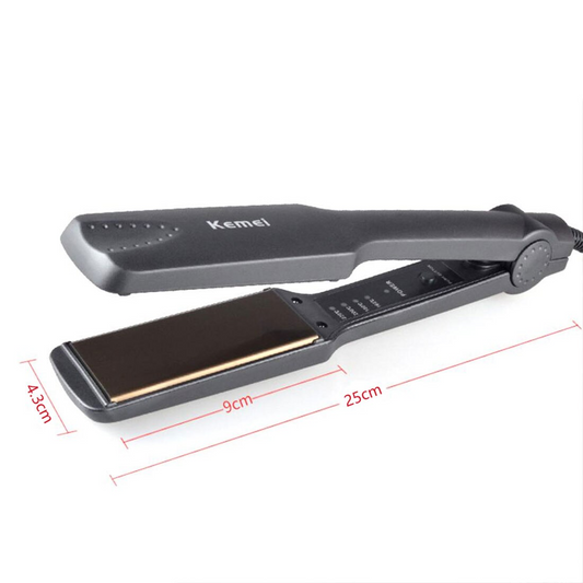 Kemei KM-329 Professional Hair Straightener With Temperature Control- For Women ARDS