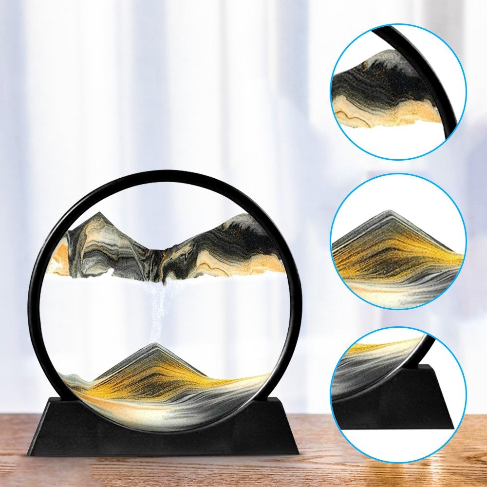 3D Moving Sand Art Hourglass ARDS