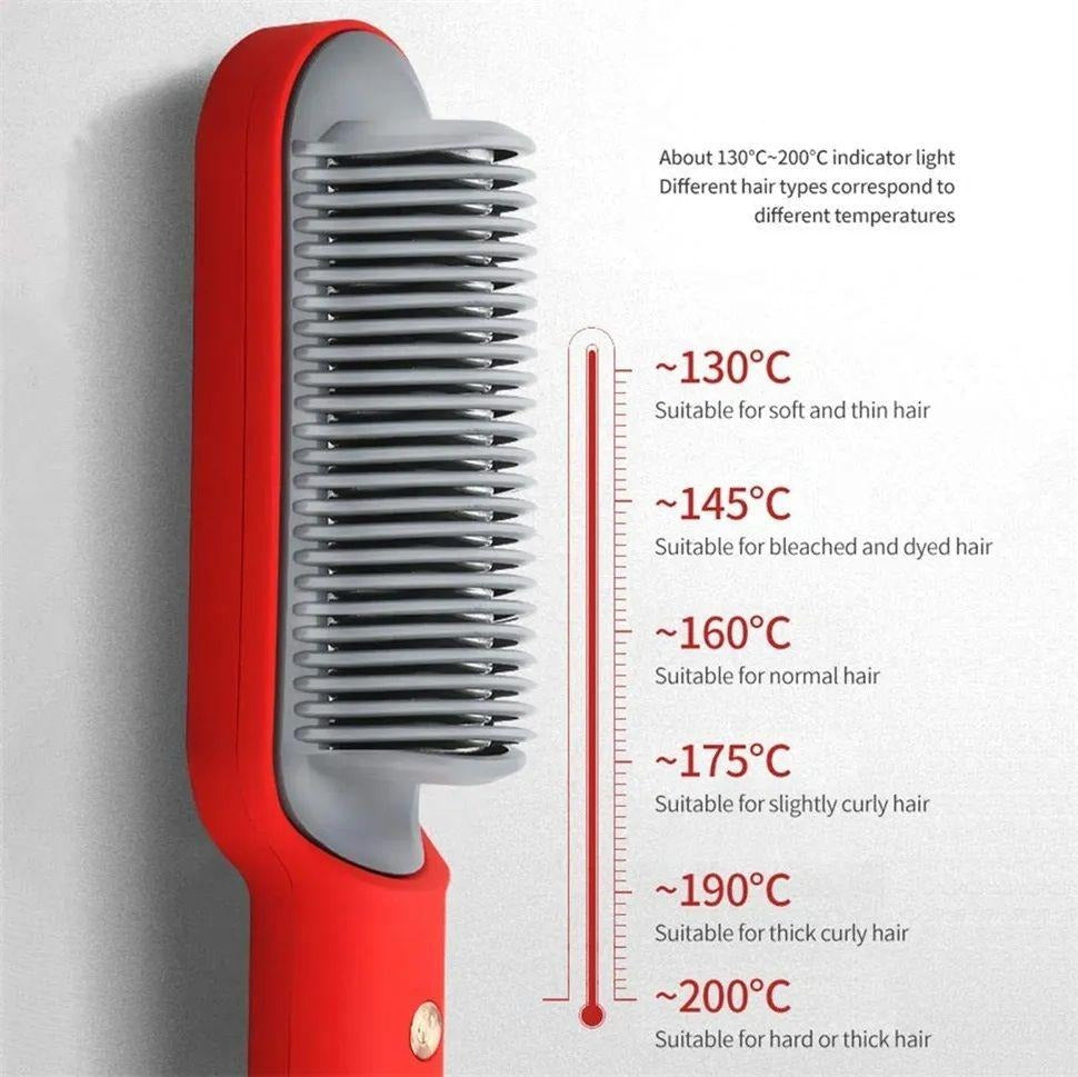 909 Brush Hair Straightener Brush For Girls Comb Style ARDS